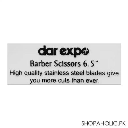 Dar Expo Barber Scissor, 6.5'' - Image 4