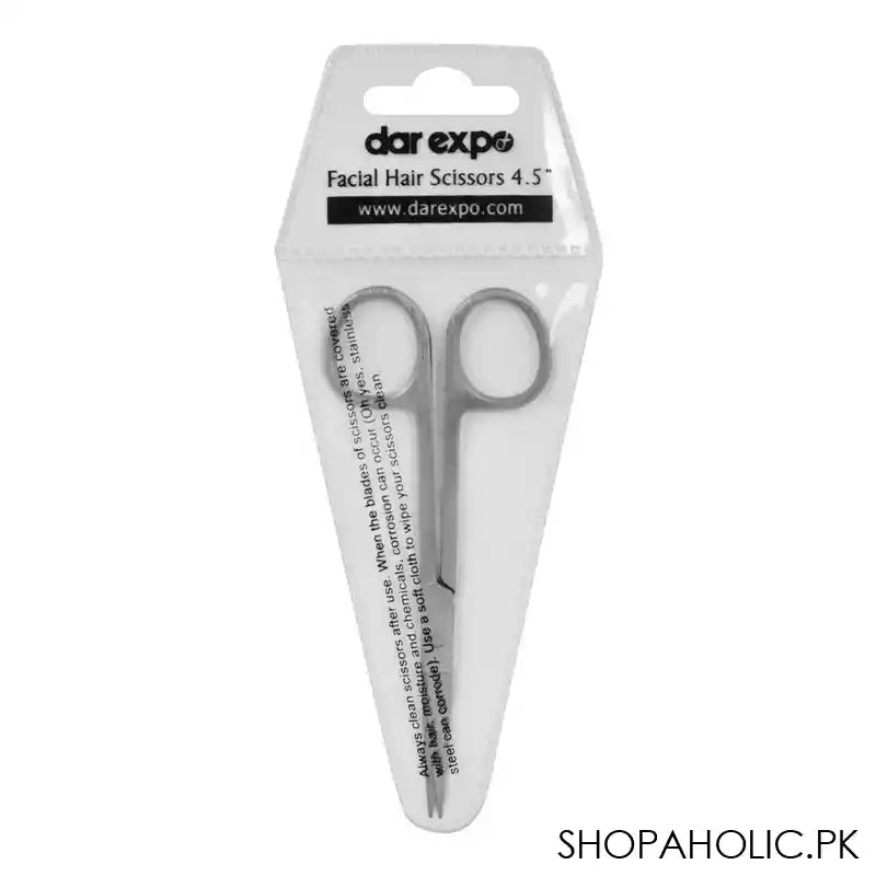 Dar Expo Facial Hair Scissor, 4.5" - Image 3