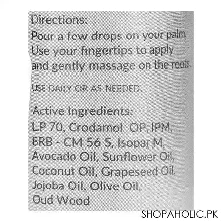 Dari Mooch Oud Wood Beard Oil, 30ml - Image 2