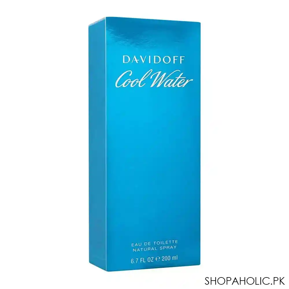davidoff cool water eau de toilette, fragrance for men, 200ml image2