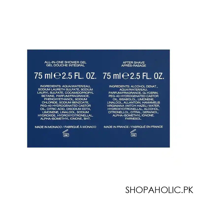 Davidoff Cool Water Gift Set, Eau De Toilette Spray+After Shave Balm+Shower Gel+After Shave, For Men, 4 X 75ml - Image 2