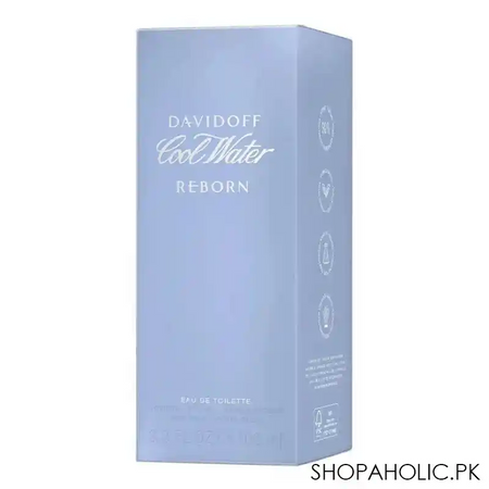 davidoff cool water reborn eau de toilette for women, 100ml image2
