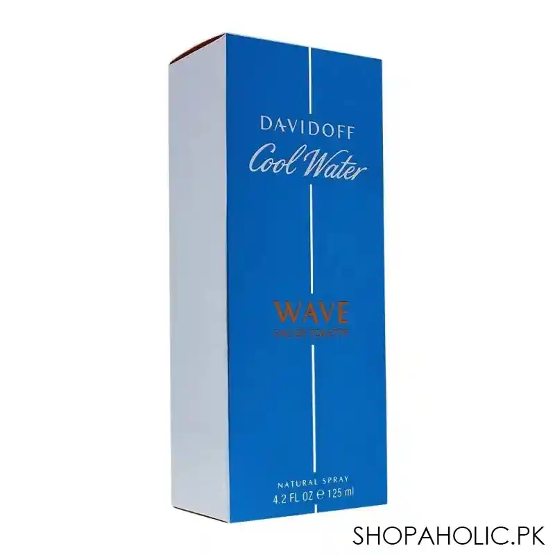 davidoff cool water wave eau de toilette, fragrance for men, 125ml image2