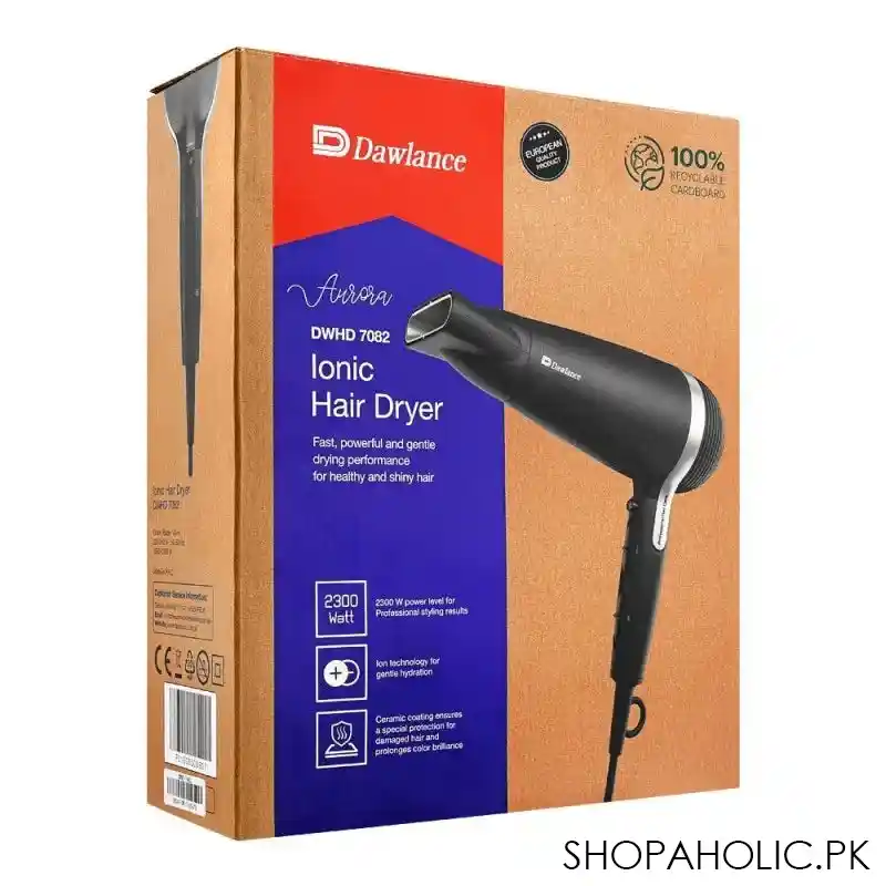 dawlance aurora ionic hair dryer, 2300w, dwhd 7082 image3