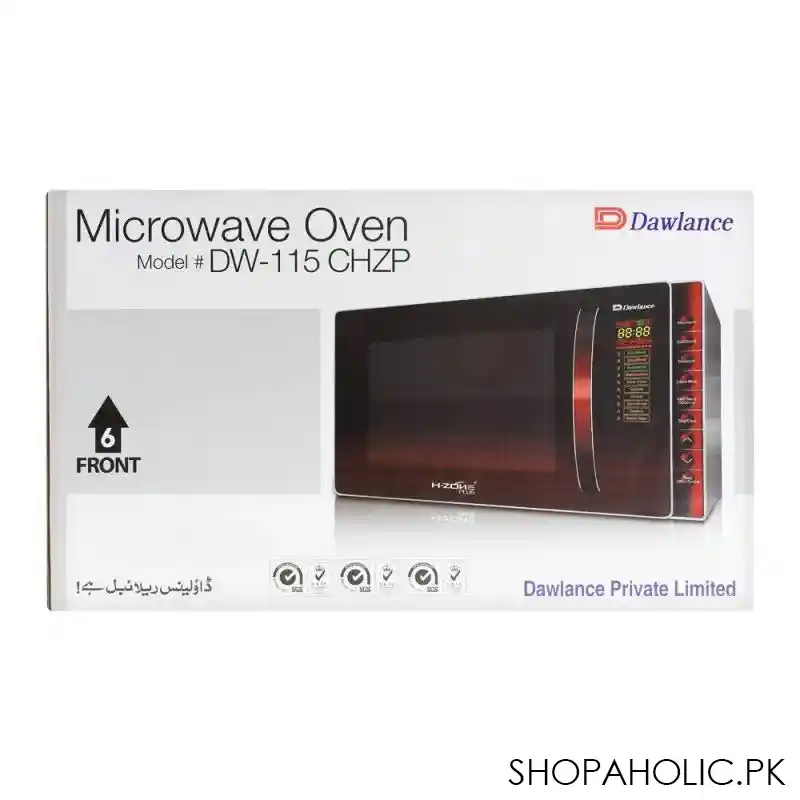 dawlance convection microwave oven, 25 liters, dw 115 chzp image2