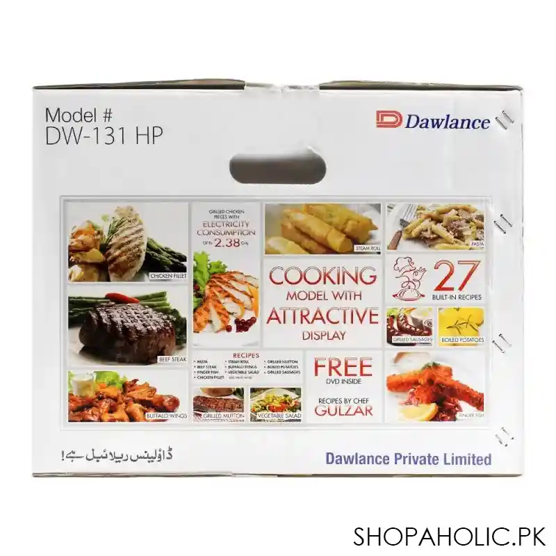 Dawlance Cooking Series Microwave Oven, 30 Liters, DW-131 HP ...