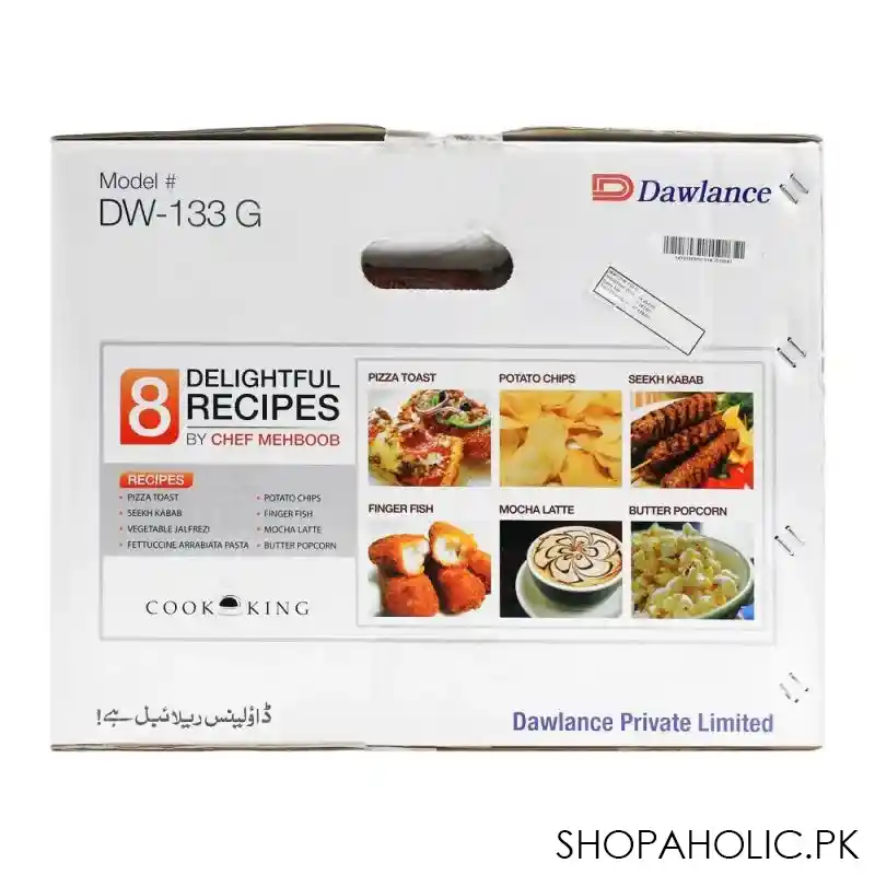 dawlance grill microwave oven, 30 liters, dw 133 g image3