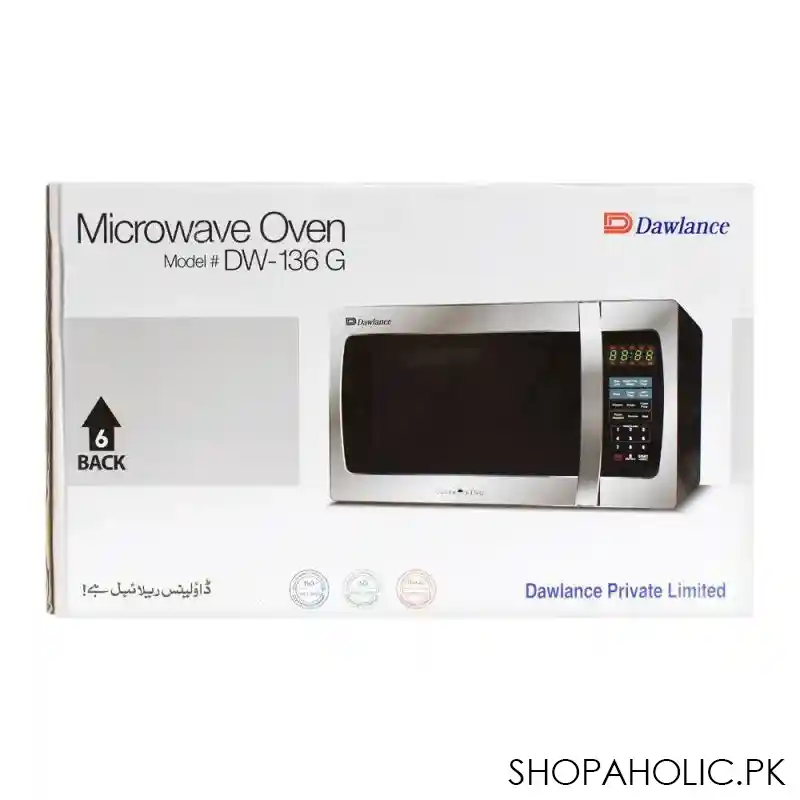 dawlance grill microwave oven, 36 liters, dw 136 g image2