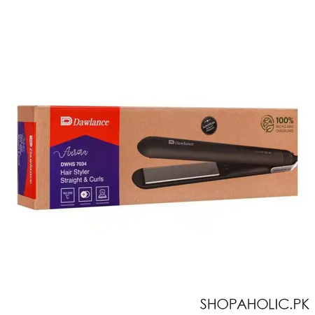 dawlance hair straightener, black, dwhs 7034 image2