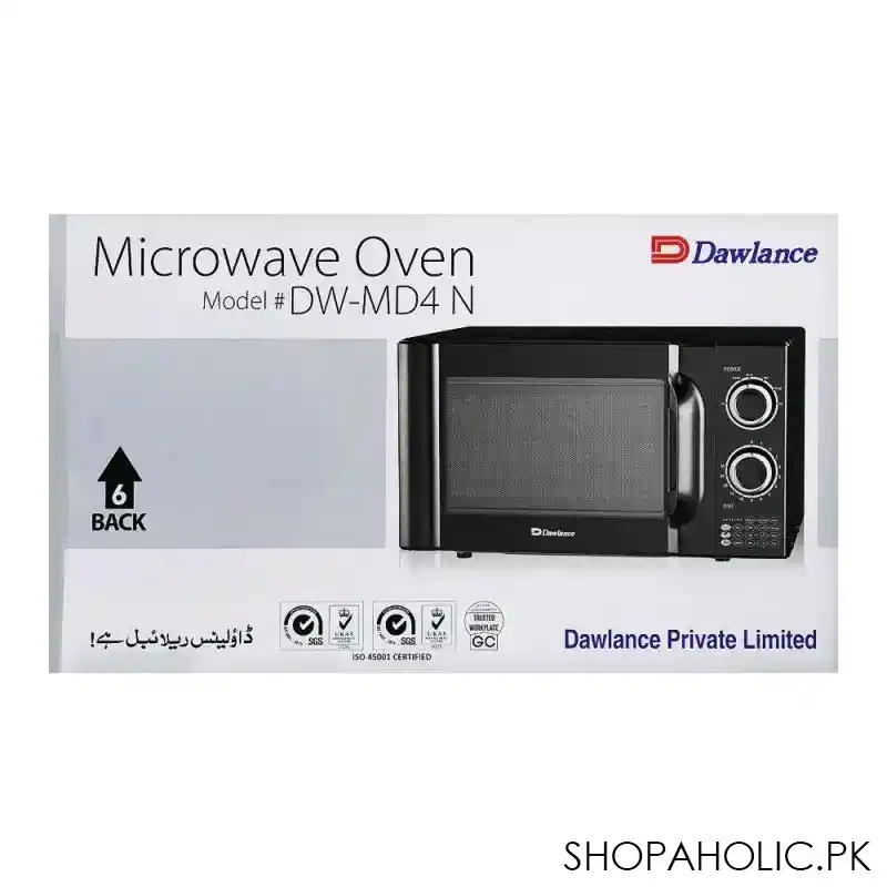 Dawlance Rwp Buy Dawlance Microwave Oven, 20 Liters, MD-4-N Black – Shopaholic.pk
