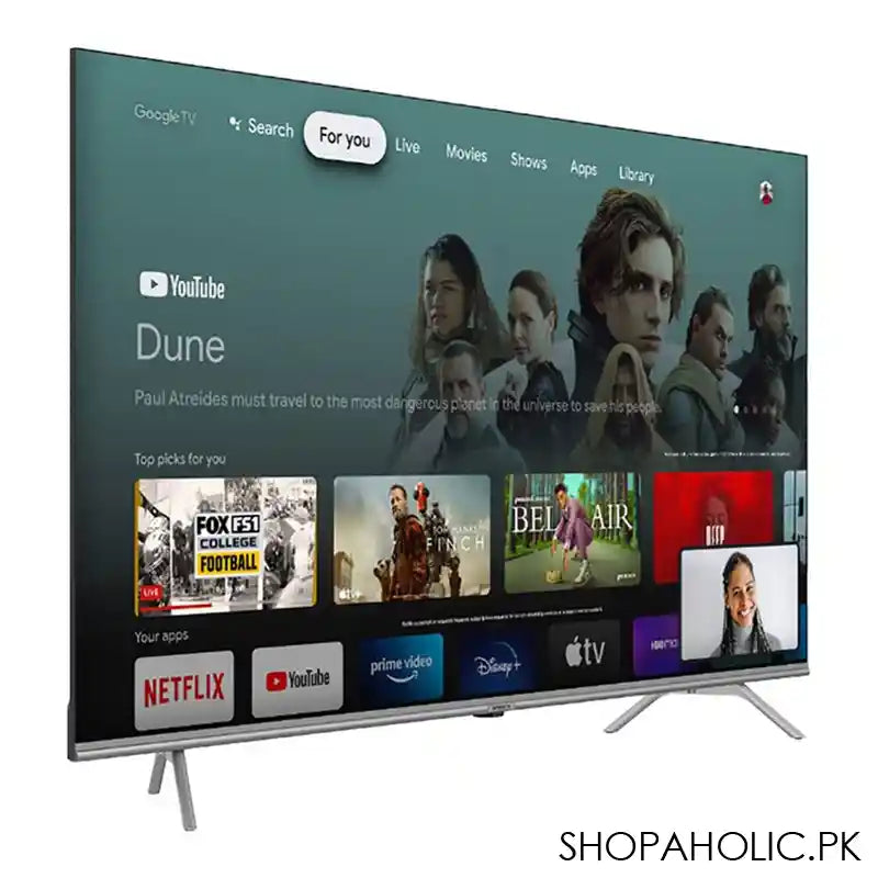Dawlance Radiant Series 4K Ultra HD Android LED Google TV, 65 Inches, DT-65G22 - Image 3