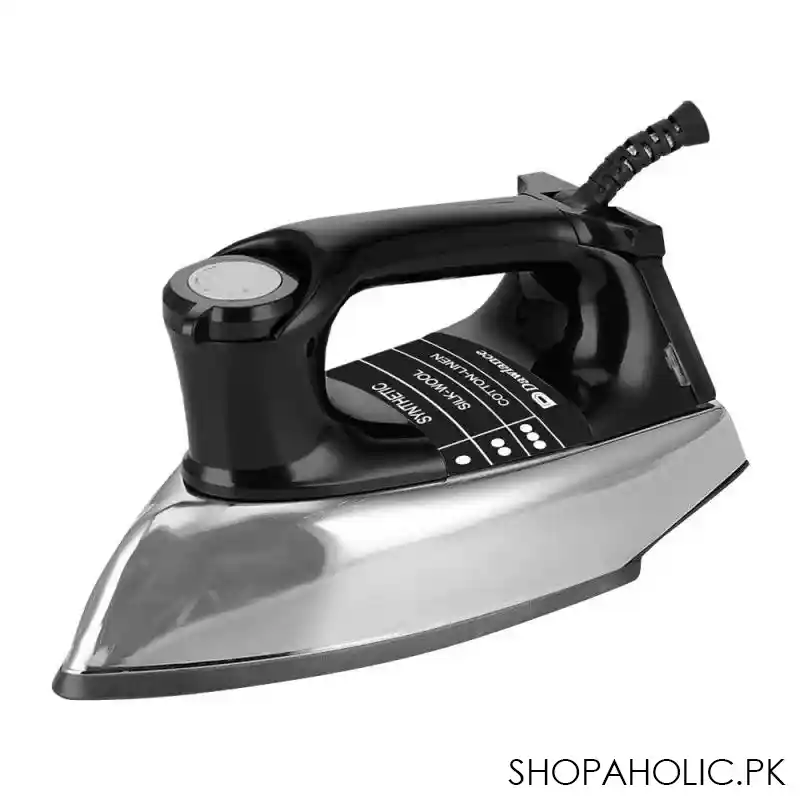 dawlance smart heating dry iron, black, dwdi 1020 main image