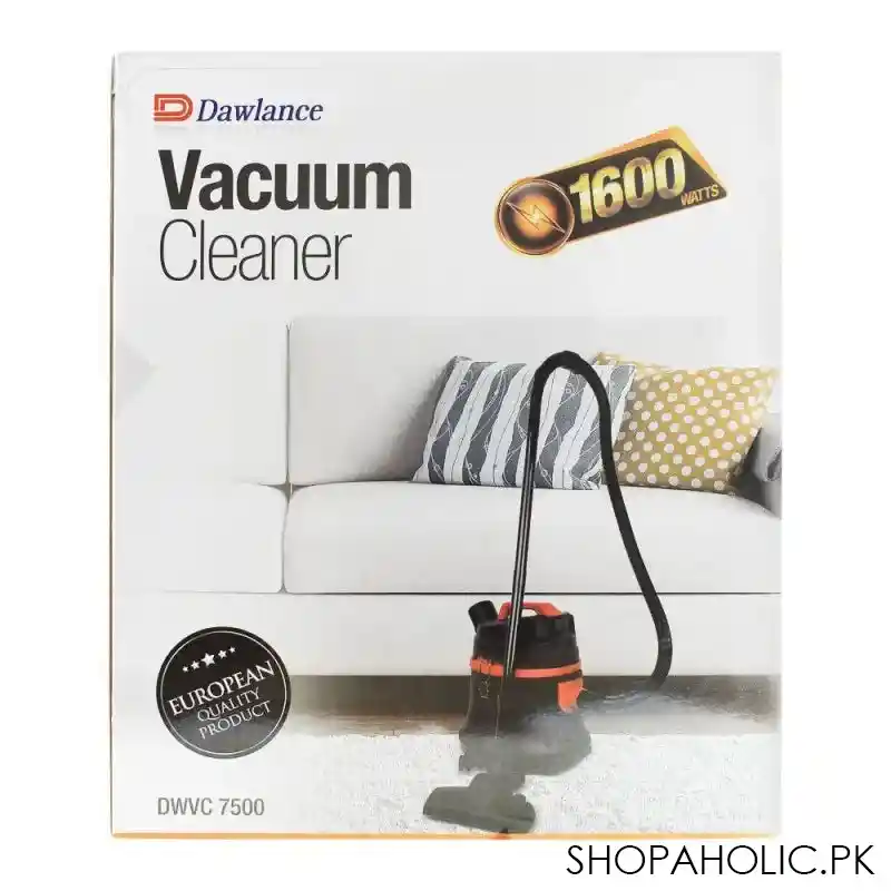 dawlance vacuum cleaner, 1600w, dwvc 7500 image2