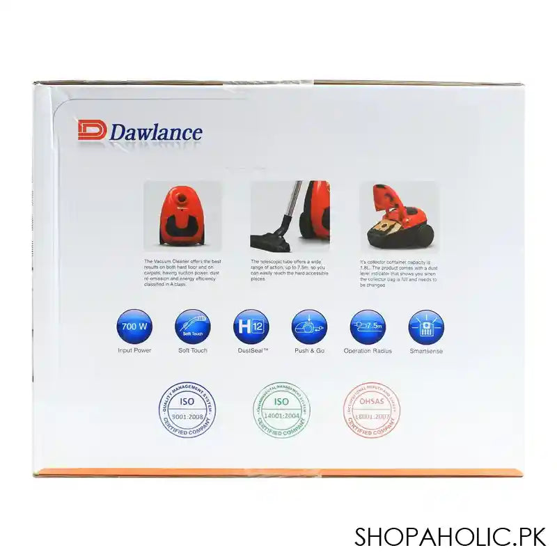 Dawlance Vacuum Cleaner, 700W, DWVC-770 - Image 4