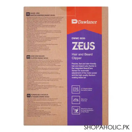 Dawlance Zeus Hair And Beard Clipper, DWMC 9030 - Image 4