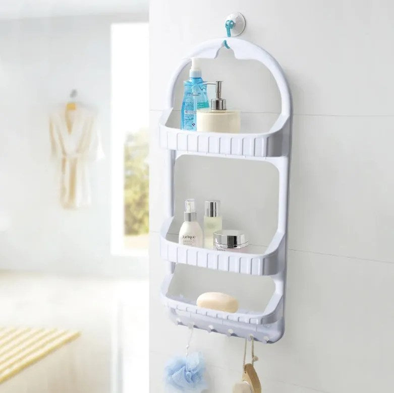 3-Layer Bathroom Shampoo and Shower Caddy Rack – Space-Saving Organizer (Random Color) main image