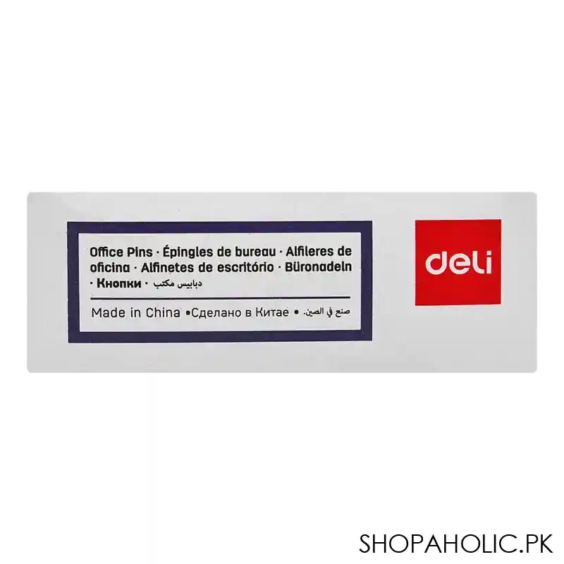 Deli 24mm Sharp Office Pin Box, 50g, E0016 - Image 2