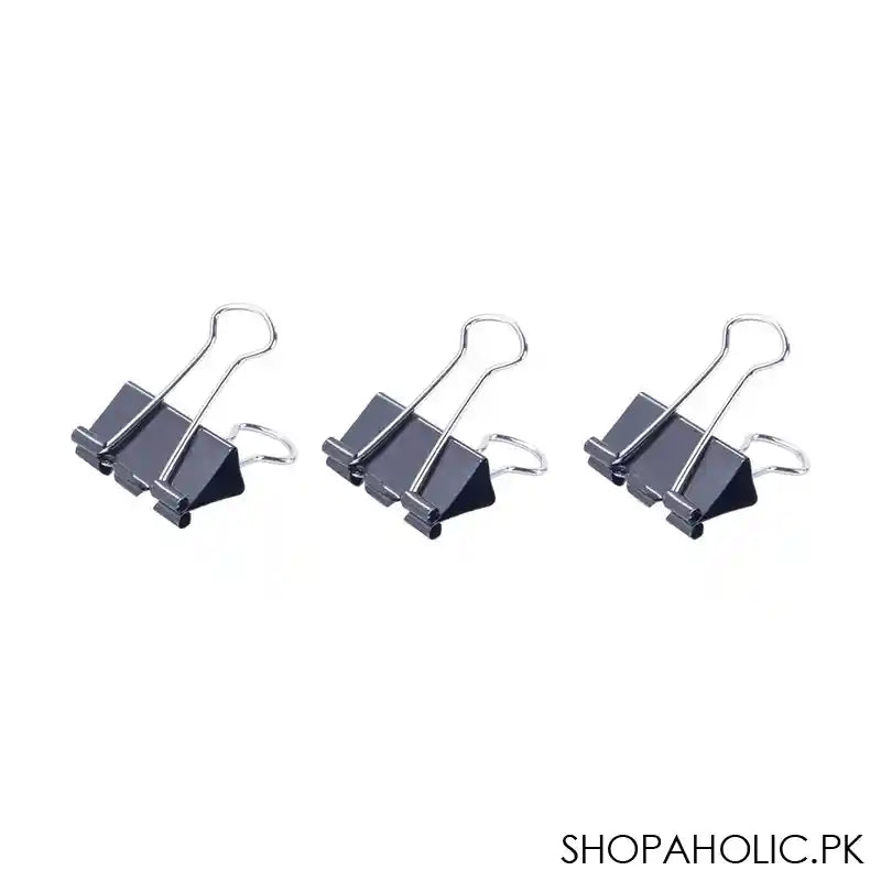 Deli 25mm Binder Clip Box, Black, E38564 - Image 4