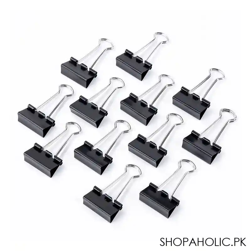 Deli 25mm Binder Clip Box, Black, E38564 - Image 5