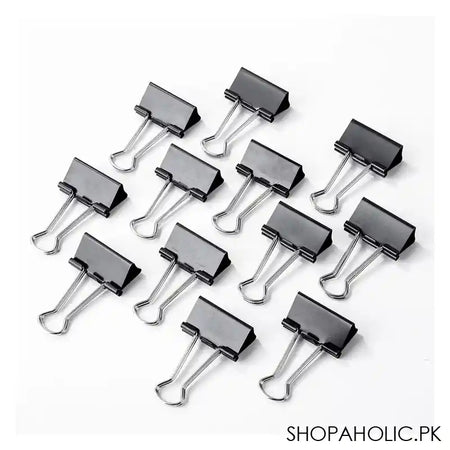 Deli 32mm Binder Clip Box, Black, E38563 - Image 2