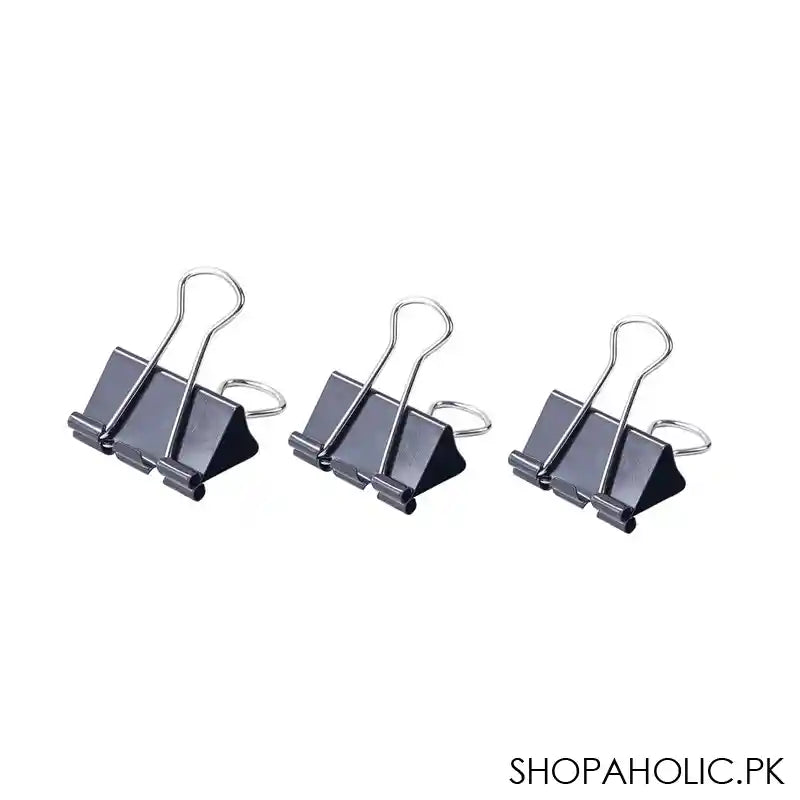 Deli 32mm Binder Clip Box, Black, E38563 - Image 3