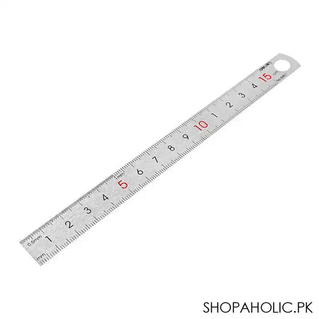 Deli 5.9in Scale Metal Ruler - Image 2