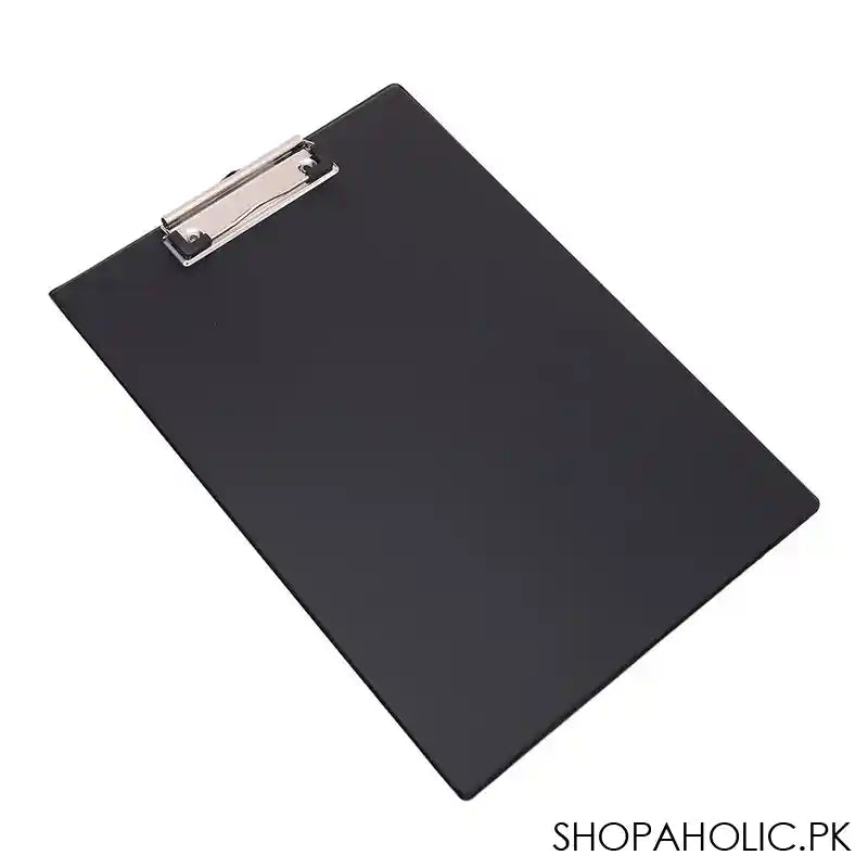 Deli Clip Board, A4 Size, Water Resistant, Metallic Cup, Black, E38153 - Main Image