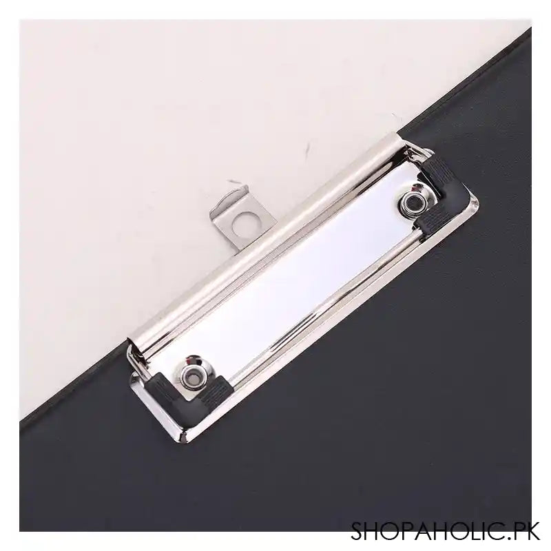 Deli Clip Board, A4 Size, Water Resistant, Metallic Cup, Black, E38153 - Image 3