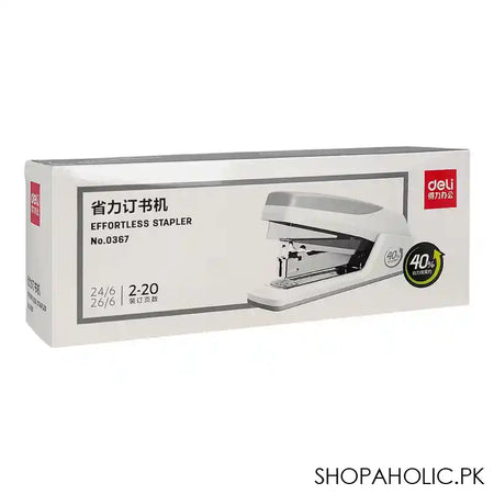 Deli Effortless White Stapler - Image 5