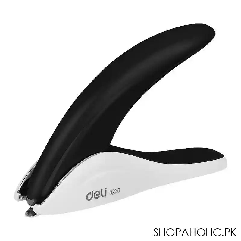 Deli Heavy Duty Staple Remover, Remove Pins From 80 Sheets Staple, Pin Size 24/6 or 26/6, Black, E0236 - Image 2
