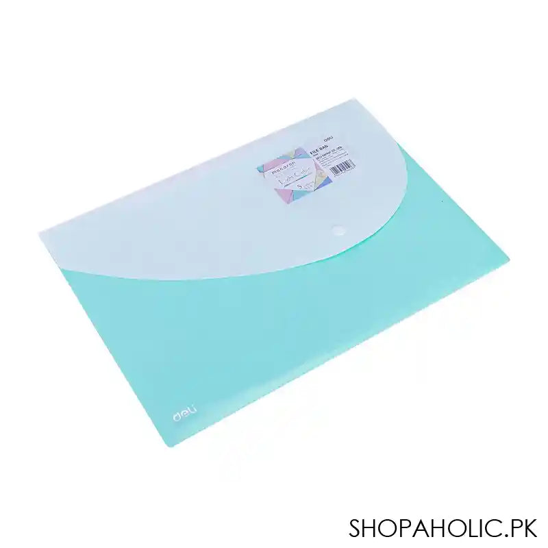 Deli Macaron 2-Pocket Legal Button File Bag, Assorted Colors, E5506 - Image 3