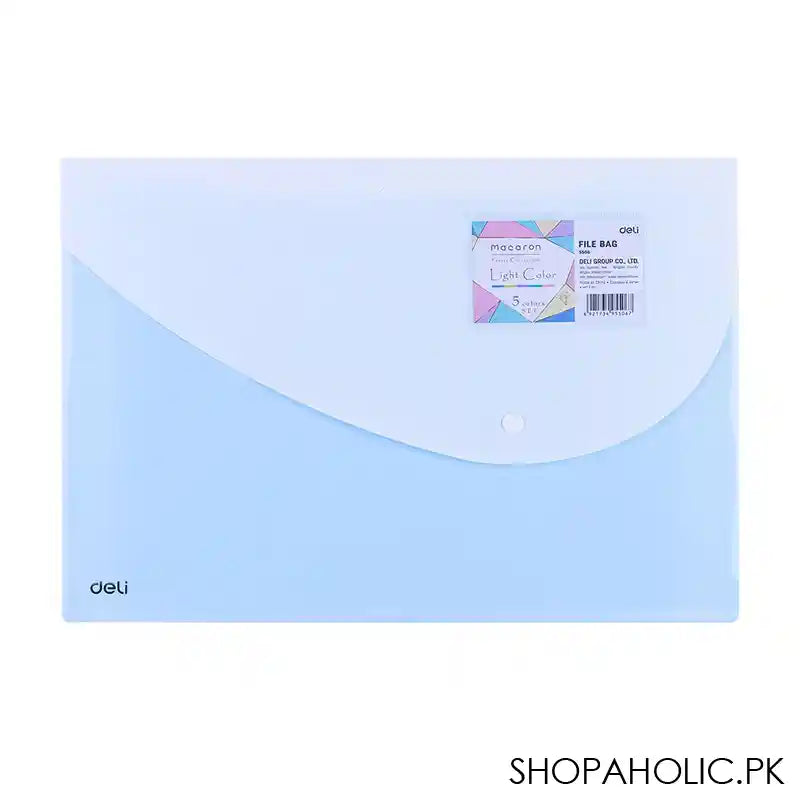 Deli Macaron 2-Pocket Legal Button File Bag, Assorted Colors, E5506 - Image 4
