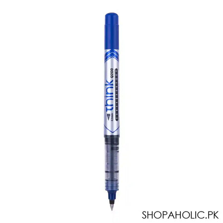 Deli Roller Pen, Tip 0.5mm, Blue, 1-Piece, EQ20030 - Image 2