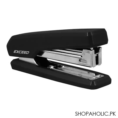 Deli Stapler With Metal Pull Bar, No. 10 Staples, 50 Staple Capacity, 15 Sheet Limit, Black, E0229 - Main Image