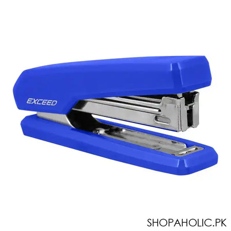 Deli Stapler With Metal Pull Bar, No. 10 Staples, 50 Staple Capacity, 15 Sheet Limit, Blue, E0229 - Main Image