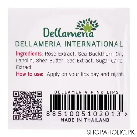 dellameria for smokers pink lips cream, 10g image3