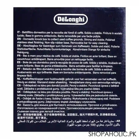 Delonghi Coffee Knock Box, Diameter 128mm - Image 5