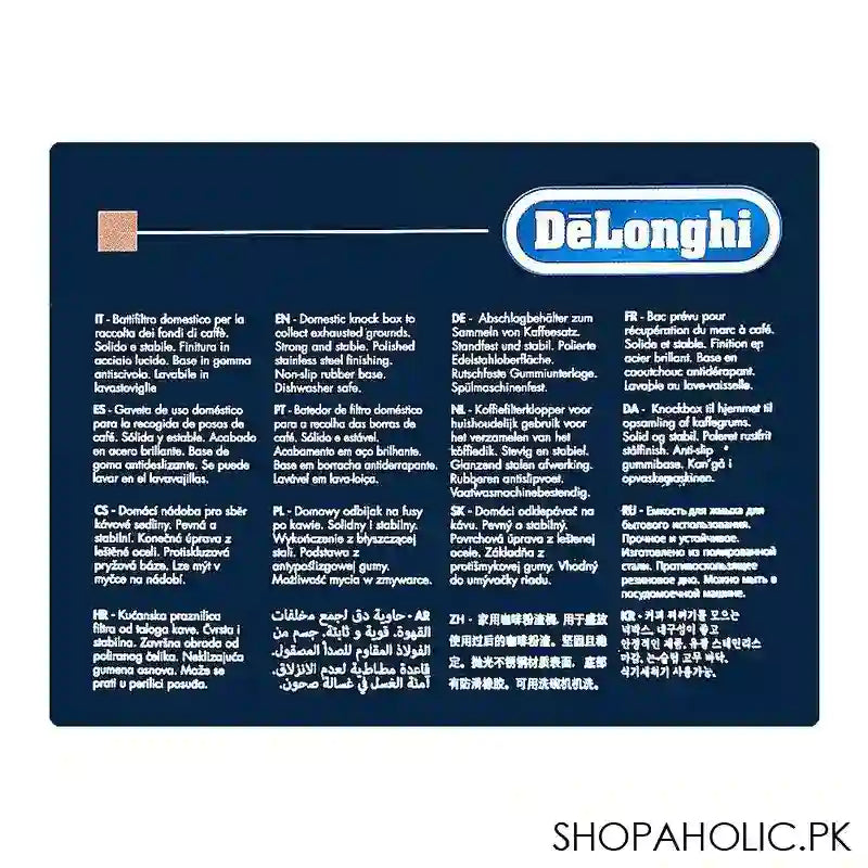 DeLonghi Coffee Knock Out Box, 128mm, DLSC062 - Image 4