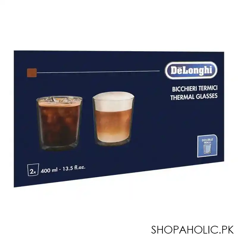 delonghi thermal glasses, 2x 400ml, dlsc318 image2