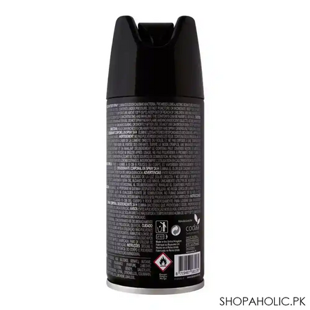 denim black deodorant body spray, for men, 150ml image2