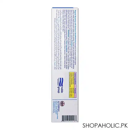 dentonic ultrawhitening refreshing peppermint gel toothpaste, 140g image4