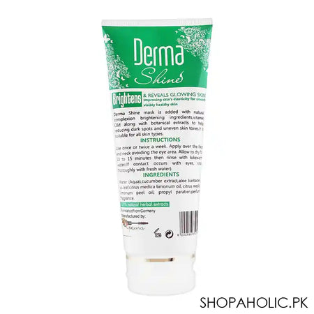 Derma Shine Gently Exfoliating Cucumber Whitening Facial Mask, For All Skin Types, 200g - Image 2