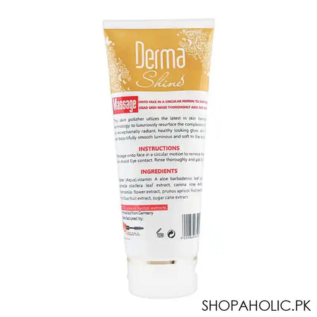 Derma Shine Gently Exfoliating Mix Fruits Whitening Skin Polisher, For All Skin Types, 200g - Image 2