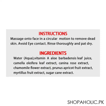 Derma Shine Gently Exfoliating Mix Fruits Whitening Skin Polisher, For All Skin Types, 200g - Image 3