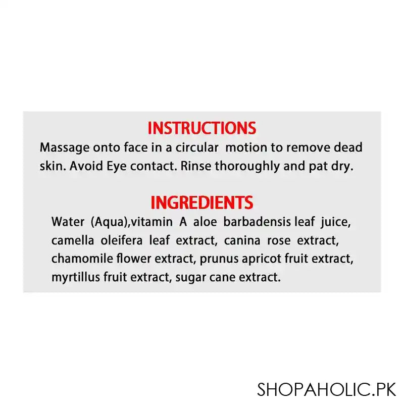 Derma Shine Gently Exfoliating Mix Fruits Whitening Skin Polisher, For All Skin Types, 200g - Image 3