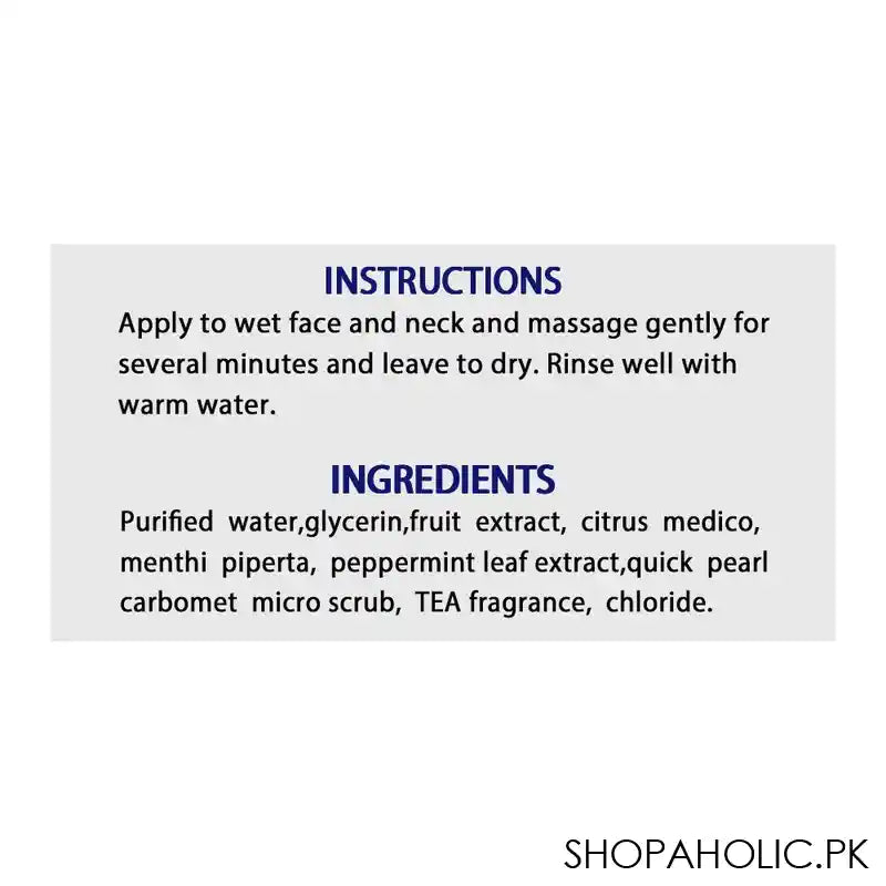 Derma Shine Gently Exfoliating Orange Whitening Cleanser, For All Skin Types, 200g - Image 3