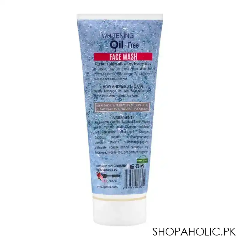 derma shine pure white whitening oil free foaming face wash, 200g image2