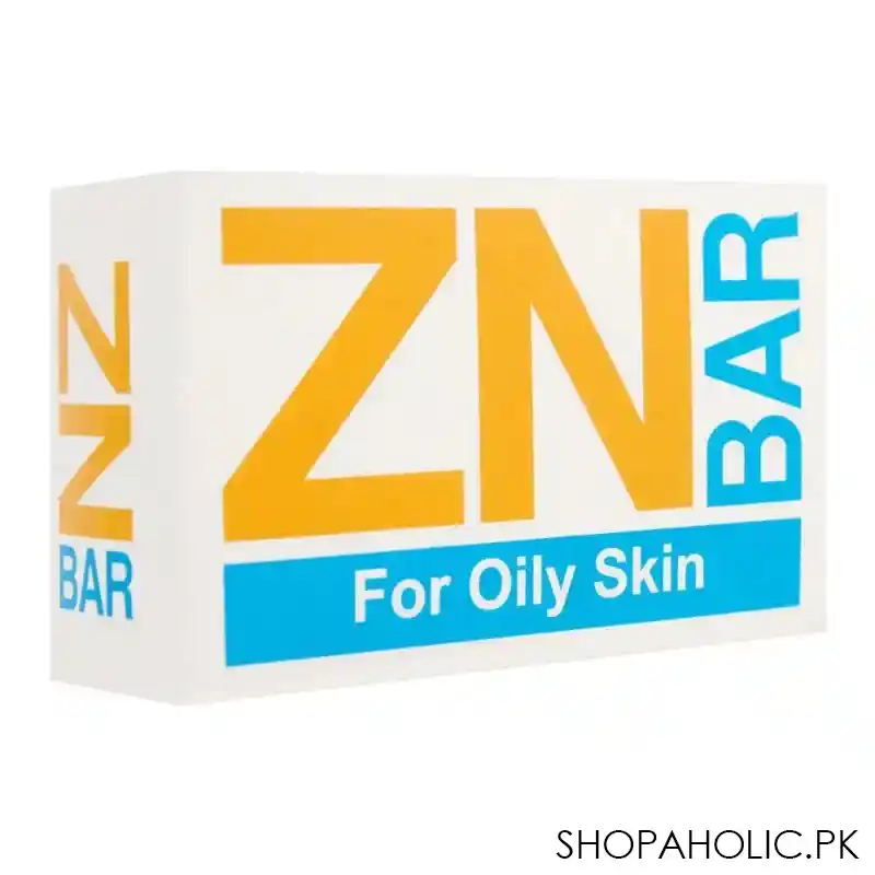 derma techno zn soap bar, for oily skin, 90g main image
