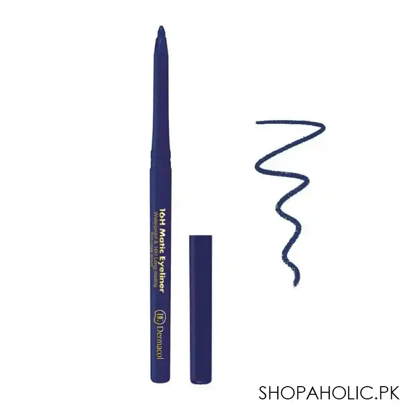 dermacol 16h waterproof & long lasting matic eyeliner, blue image2