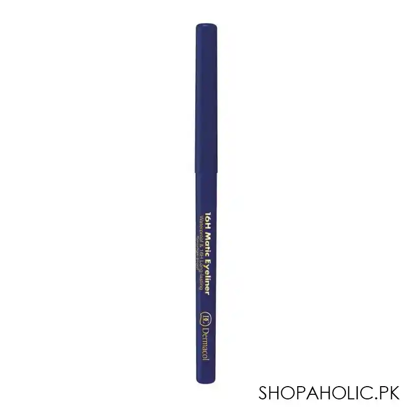 dermacol 16h waterproof & long lasting matic eyeliner, blue main image
